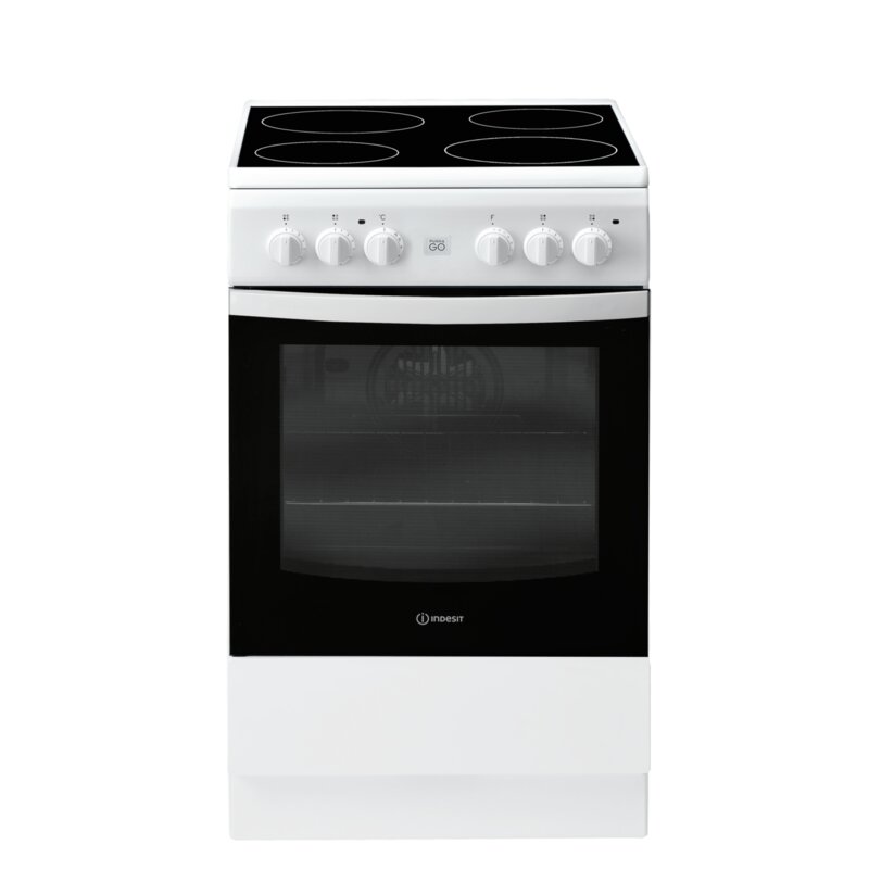 Indesit Ηλεκτρική κουζίνα, IS5V5GCW/E, Α, Indesit